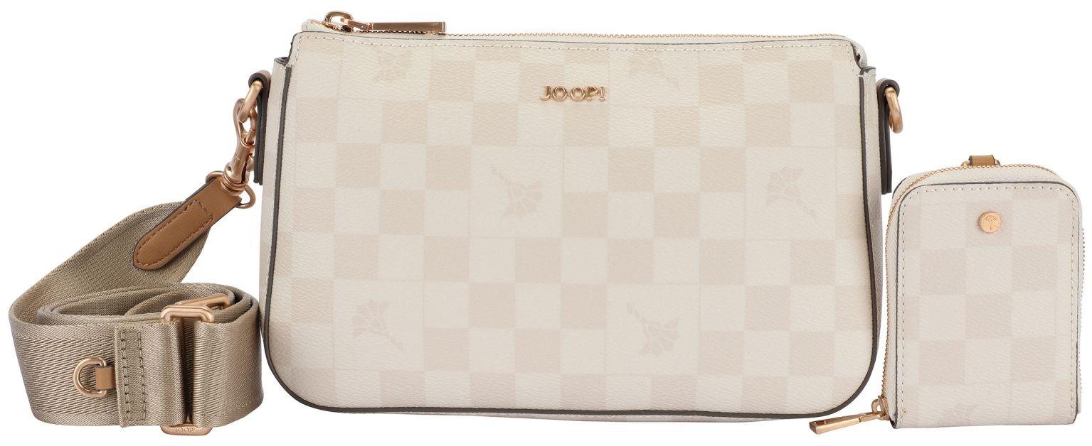 Joop Cortina Piazza Jasmina Crossbody Bag Karoprint beige 