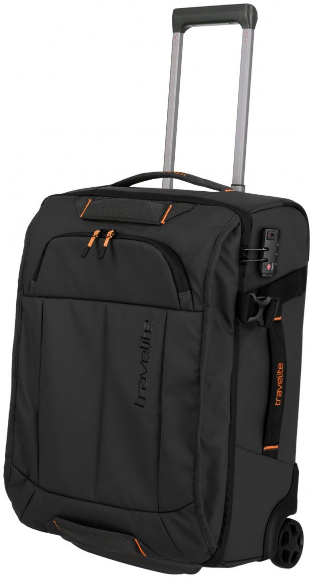 Kabinentrolley Travelite Briize Rollenreisetasche S 55cm schwarz