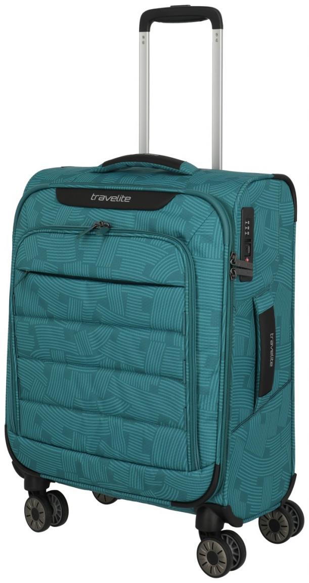 Kabinentrolley Travelite Skaii Petrol gemustert S 55cm