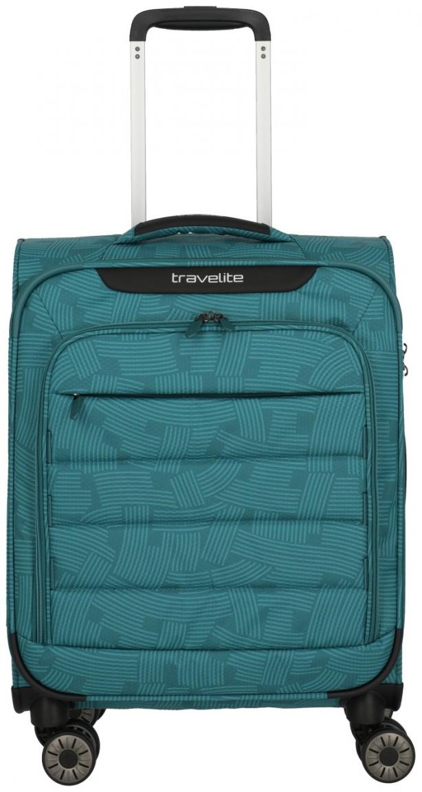 Kabinentrolley Travelite Skaii Petrol gemustert S 55cm