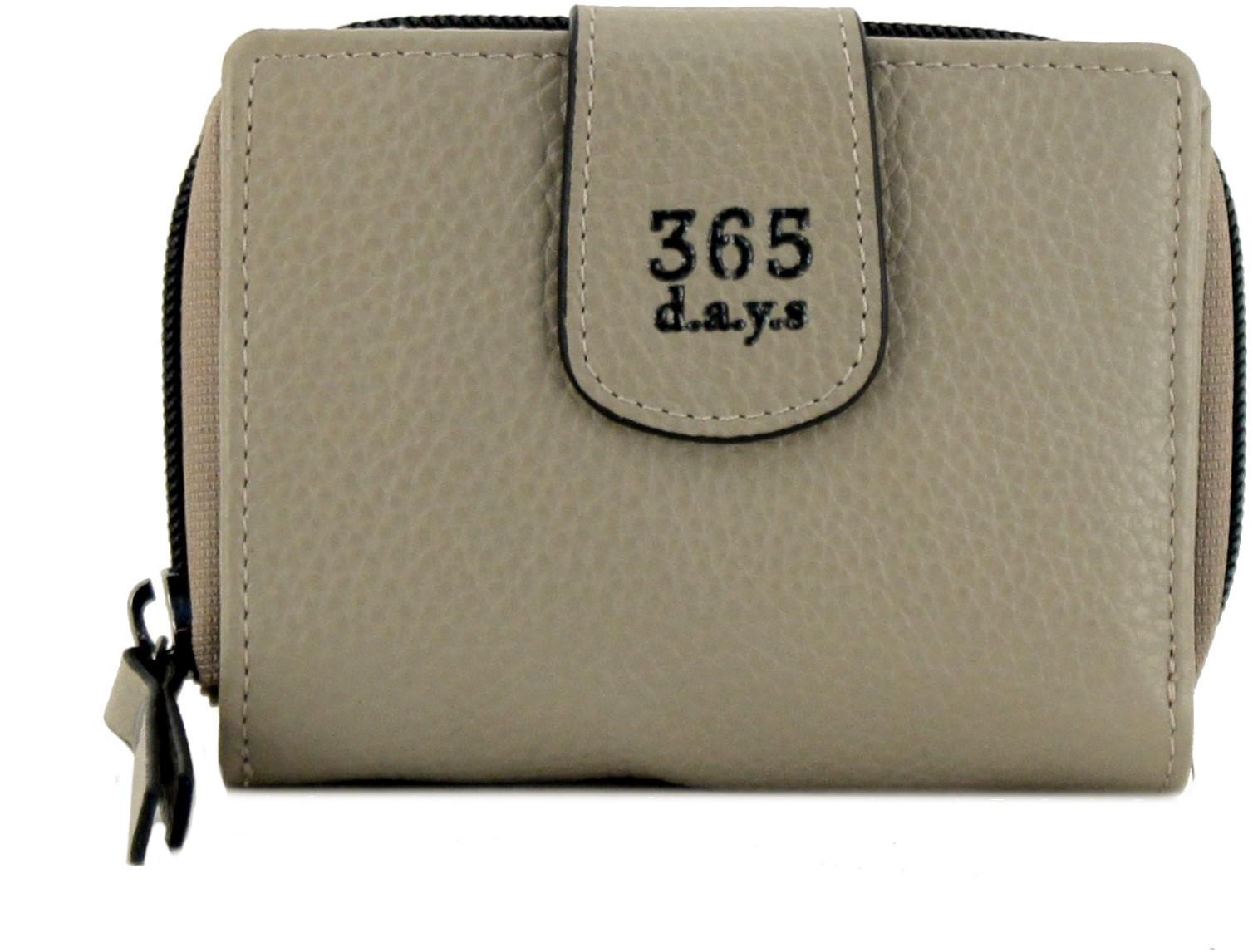 Klappgeldtasche beige taupe Leder 365 d.a.y.s Palermo