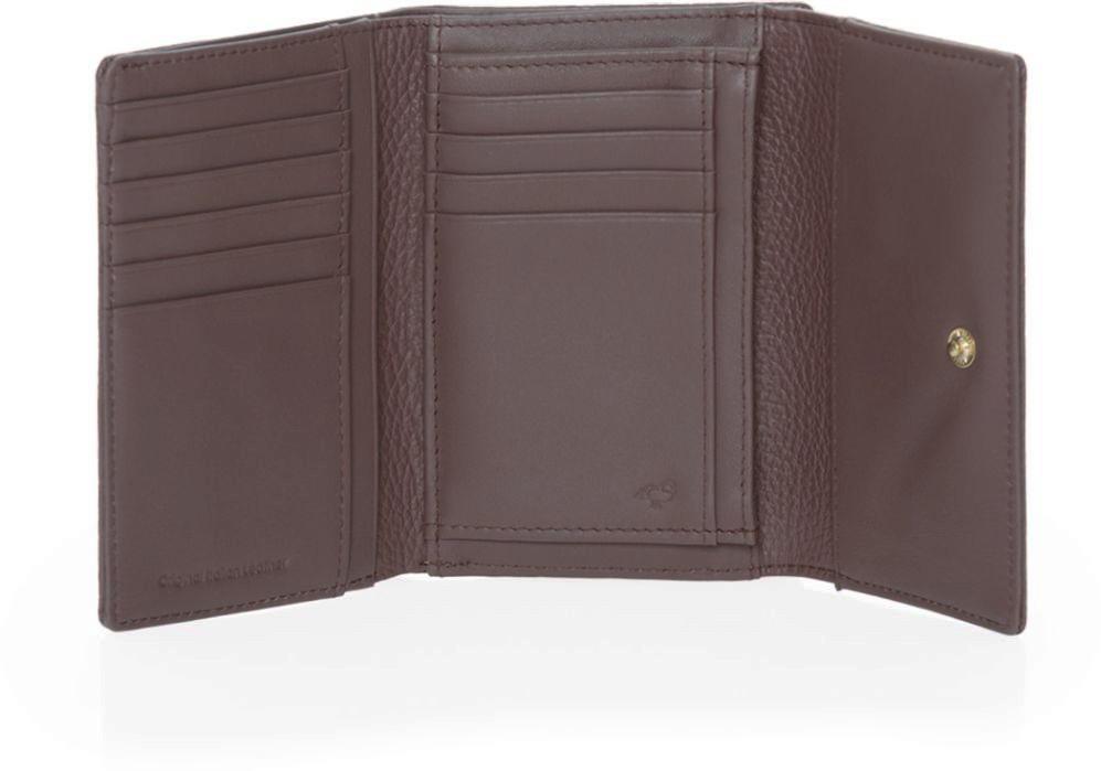 Klappgledbörse Wallet Mandarina Duck Mellow Leather Warm Taupe