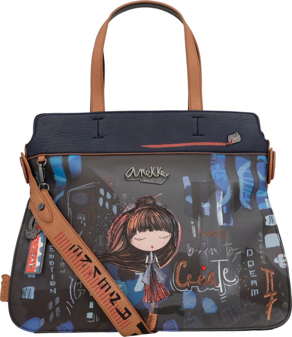 Kurzgrifftasche Japan Anekke Contemporary dunkelbunt 