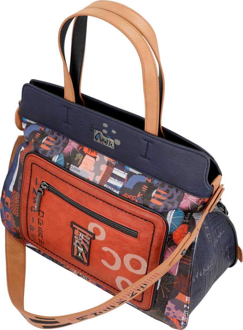 Kurzgrifftasche Japan Anekke Contemporary dunkelbunt 