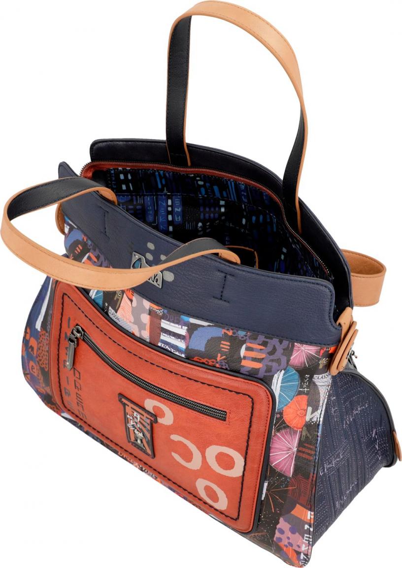 Kurzgrifftasche Japan Anekke Contemporary dunkelbunt 