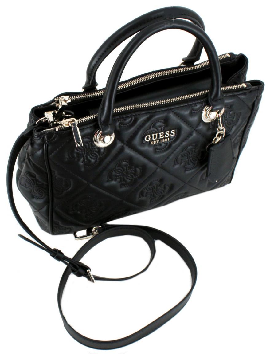 Kurzgrifftasche Marieke Guess White Logostickerei