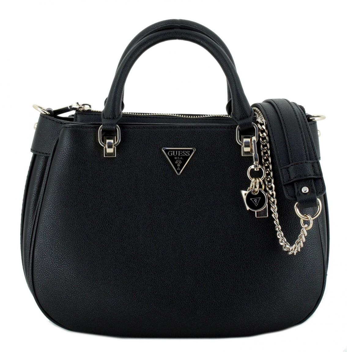 Kurzgrifftasche mit Kettendetail Guess Fedora Black