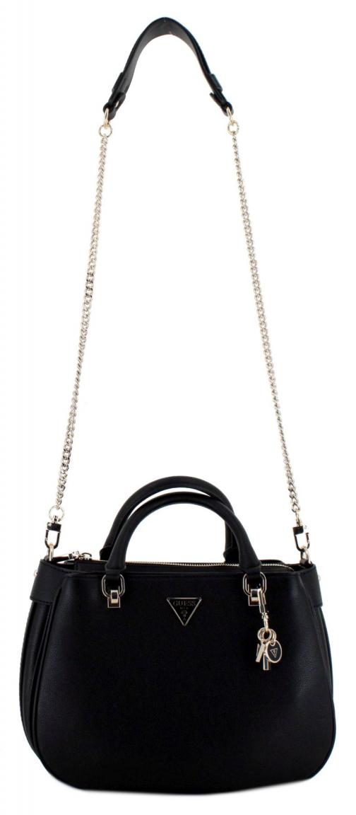 Kurzgrifftasche mit Kettendetail Guess Fedora Black