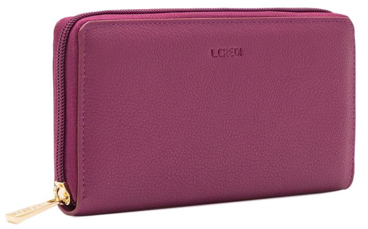 L.Credi Geldtasche Damen Plum Olga vegan