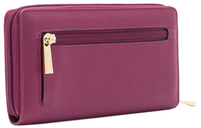 L.Credi Geldtasche Damen Plum Olga vegan