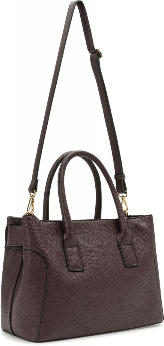 L.Credi Henkeltasche Nadira Dark Plum Vegan