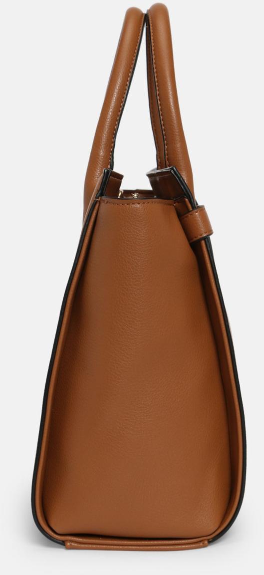 L.Credi Kurzgrifftasche Konstanze cognac