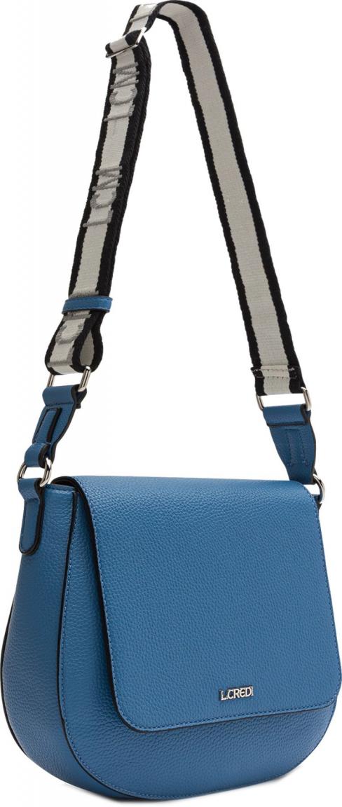 L.Credi Satteltasche Kristie Jeansblue Monogramgurt