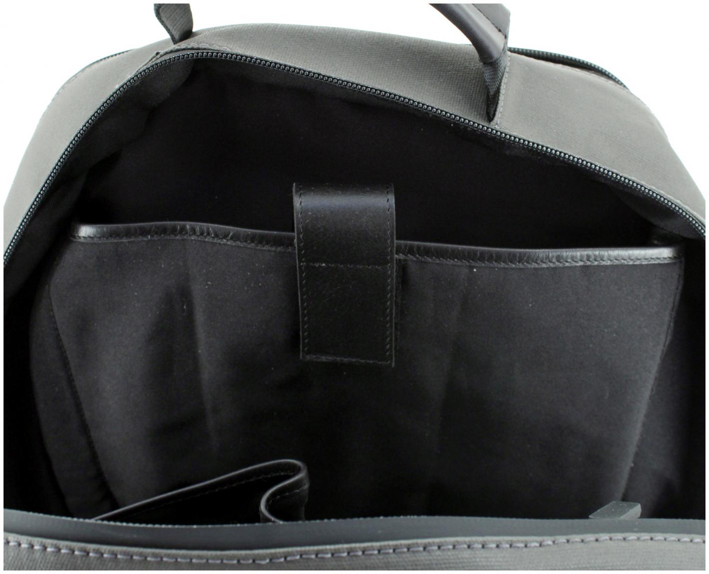 Laptoprucksack schwarz Harbour 2nd City Lights Miami Dark Ash