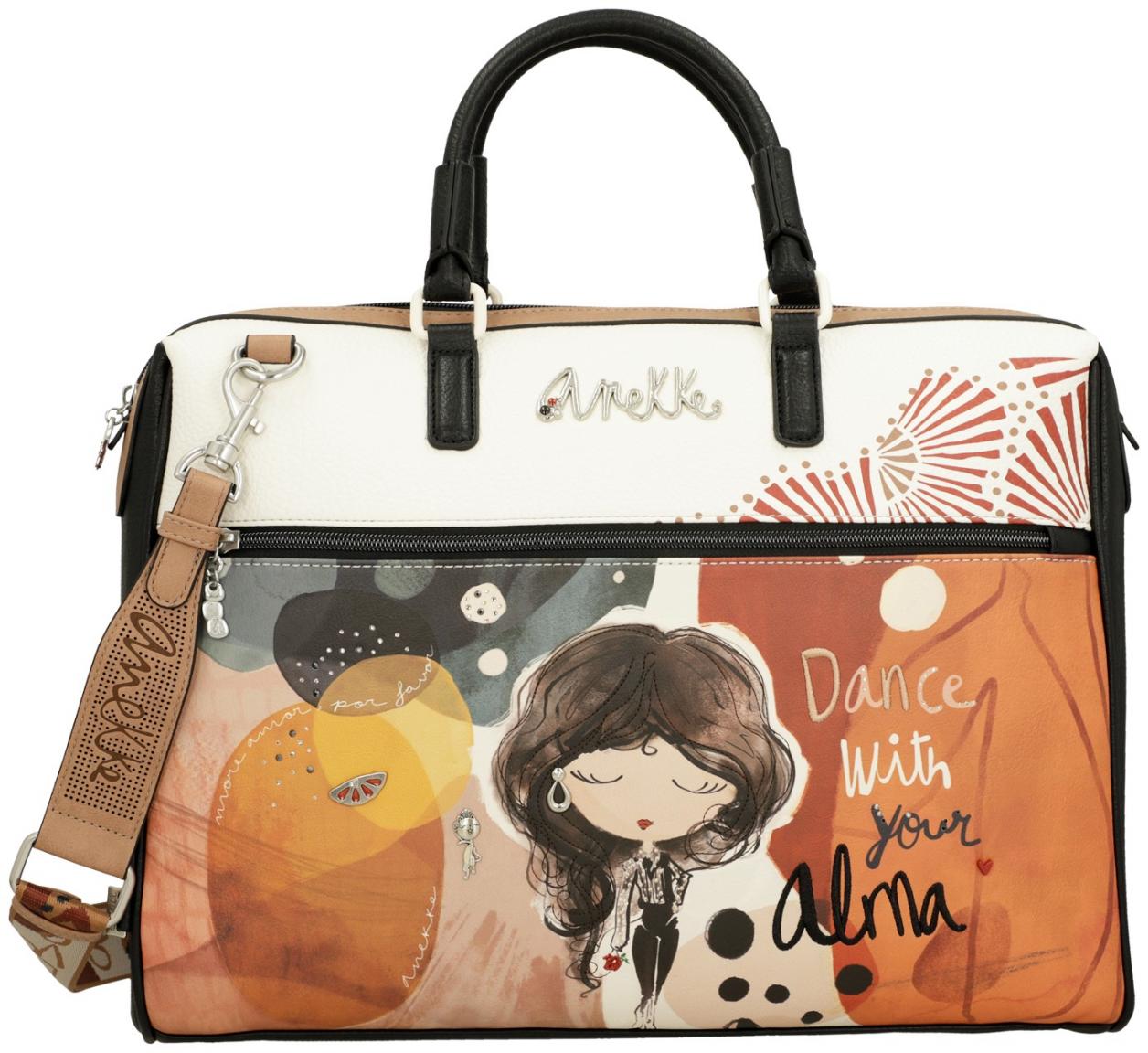 Laptoptasche Anekke Alma bunt Glitzer Stickerei Spanien