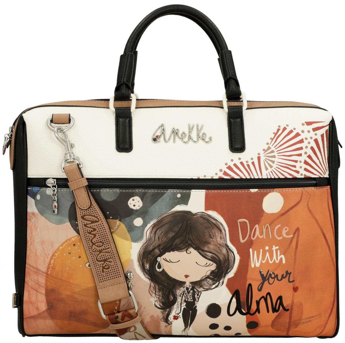 Laptoptasche Anekke Alma bunt Glitzer Stickerei Spanien