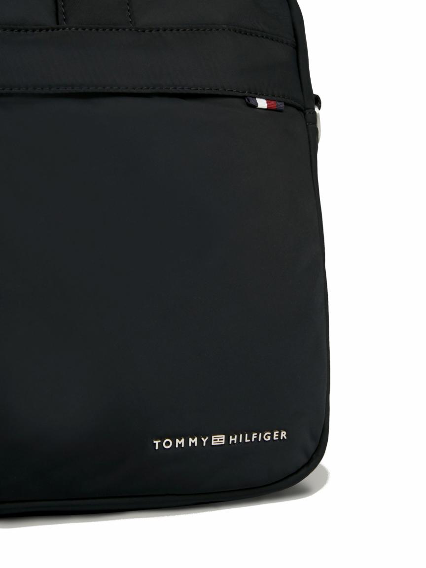 Laptoptasche Tommy Hilfiger Signature Computer Bag Nylon schwarz