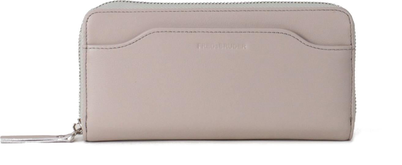 Leder Wallet Damen All I need is you FREDsBRUDER Light Grey