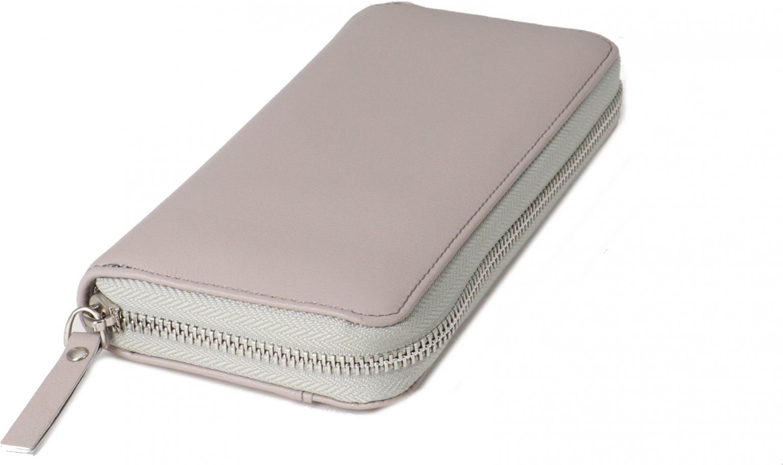 Leder Wallet Damen All I need is you FREDsBRUDER Light Grey