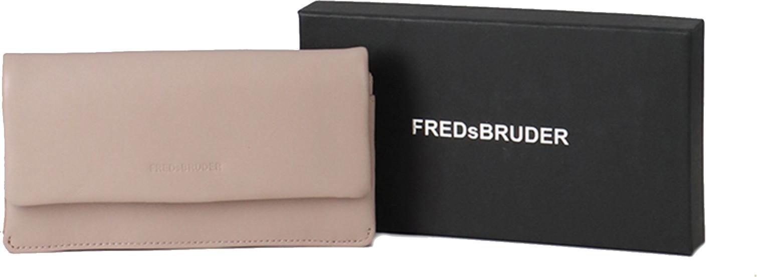 Lederbörse Long Heartbeat FREDsBRUDER Smooth dark cream Nude