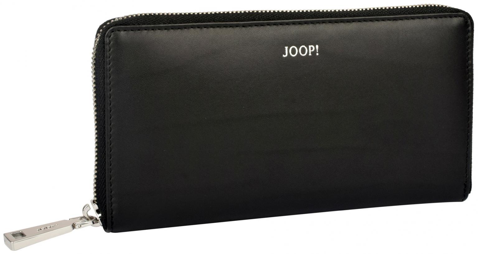 Ledergeldtasche Joop Sofisticato Melete schwarz Ziparound