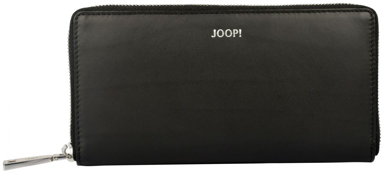 Ledergeldtasche Joop Sofisticato Melete schwarz Ziparound