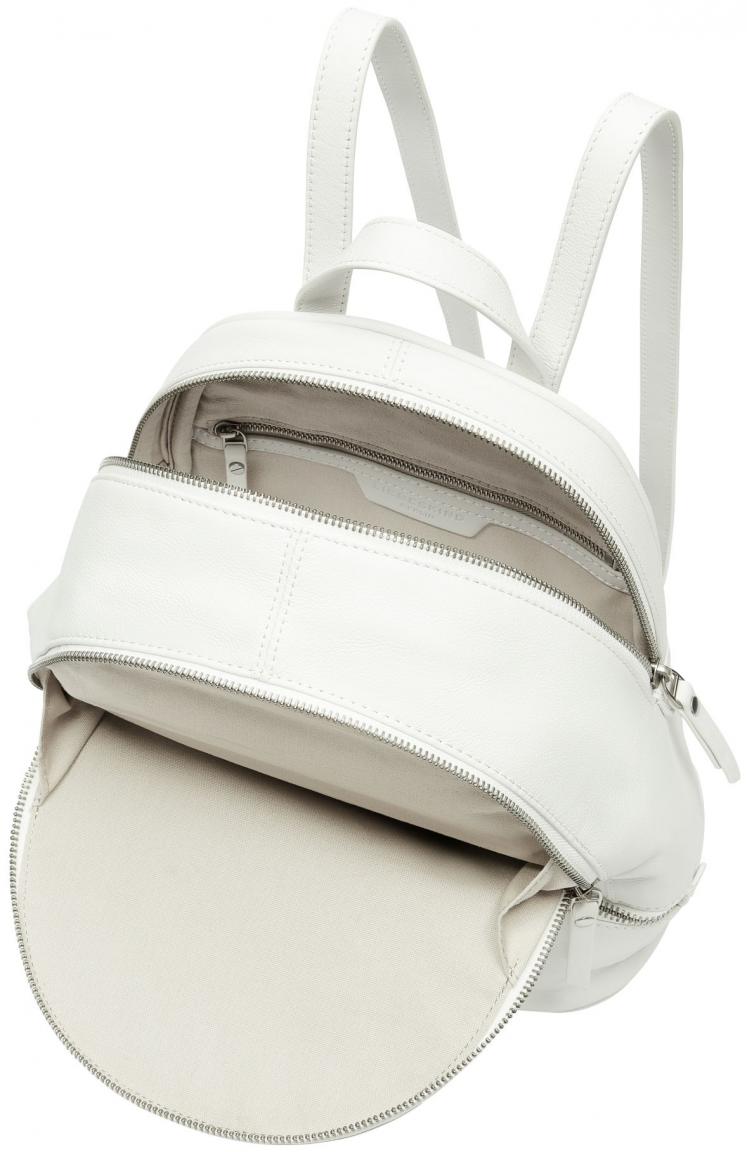 Liebeskind Berlin Cityrucksack Damen Offwhite Leder