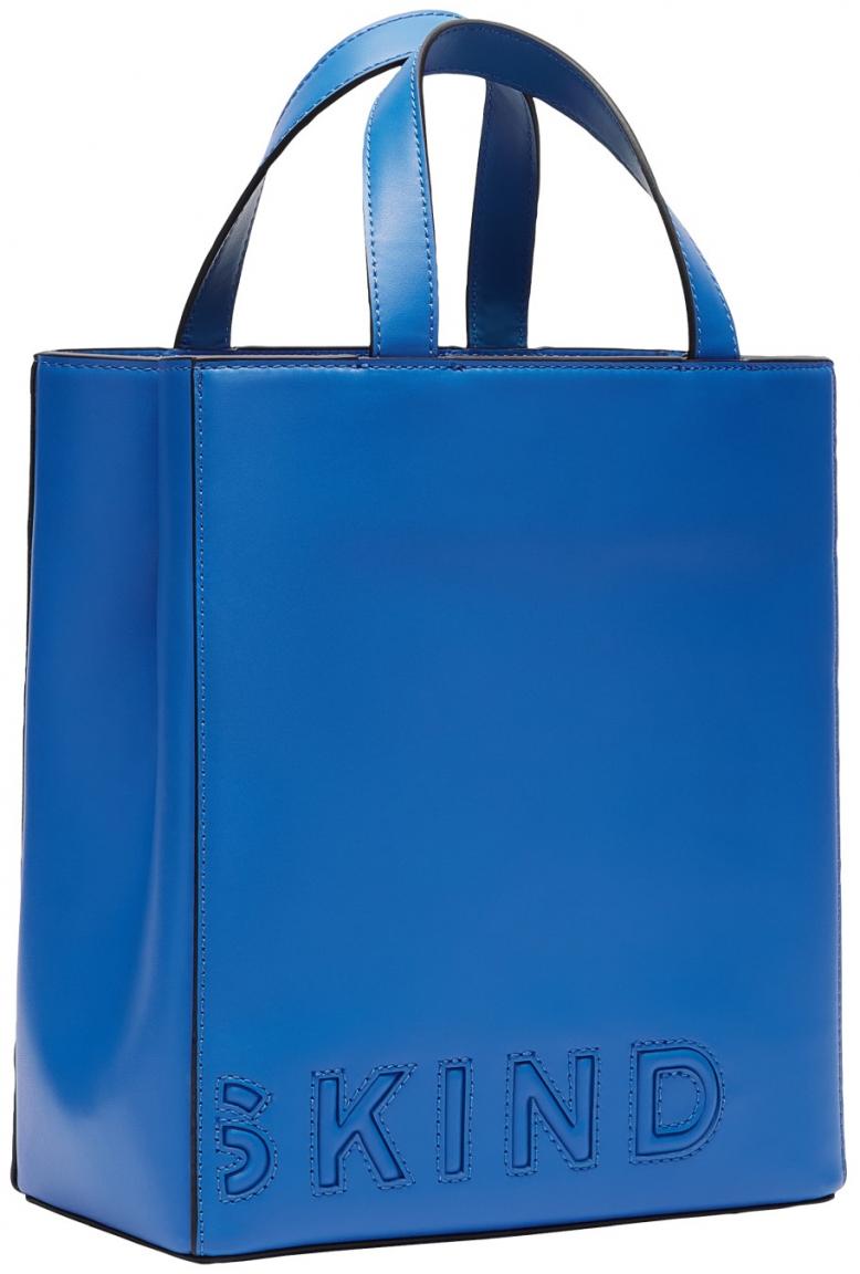 Liebeskind Tragetasche royalblau Paper Bag Haptik