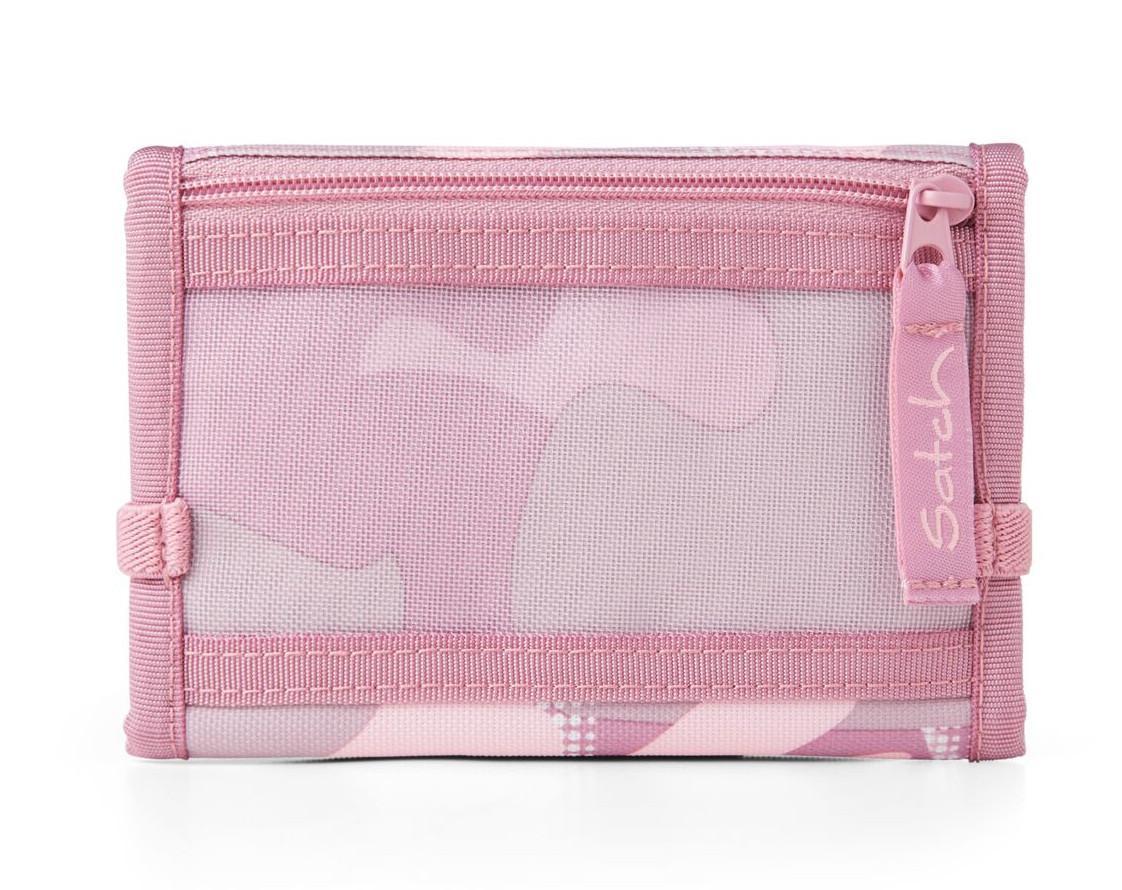 Mädchengeldtasche Satch Wallet Heartbreaker rosa Camouflage