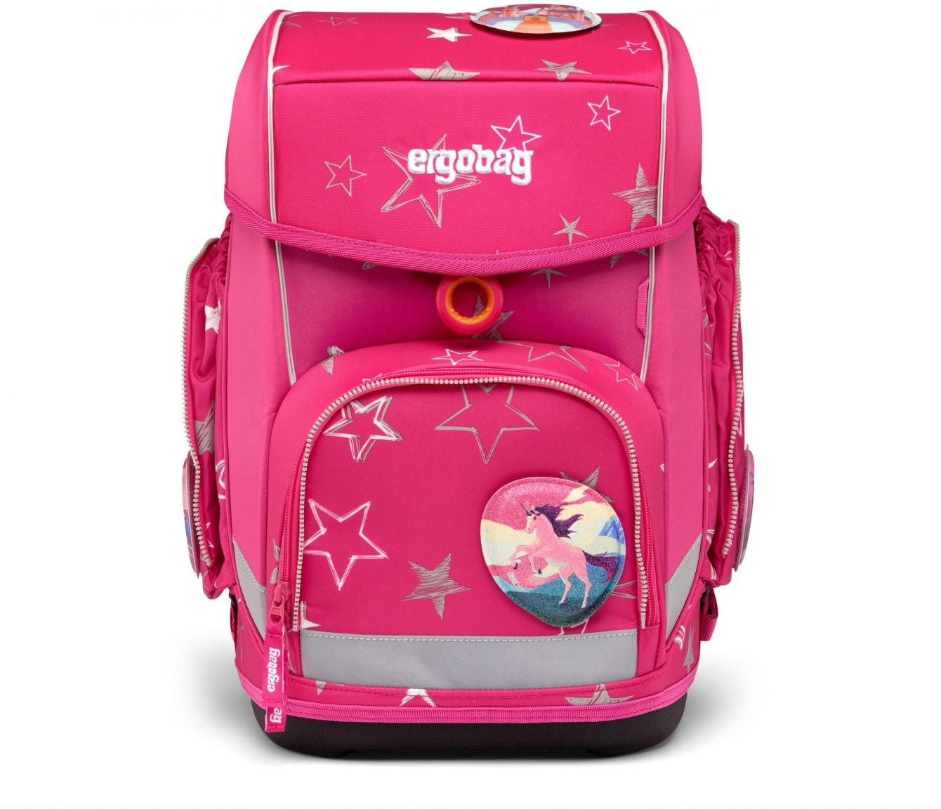 Mädchenrucksack Grundschule Ergobag Cubo SternzauBär knallpink