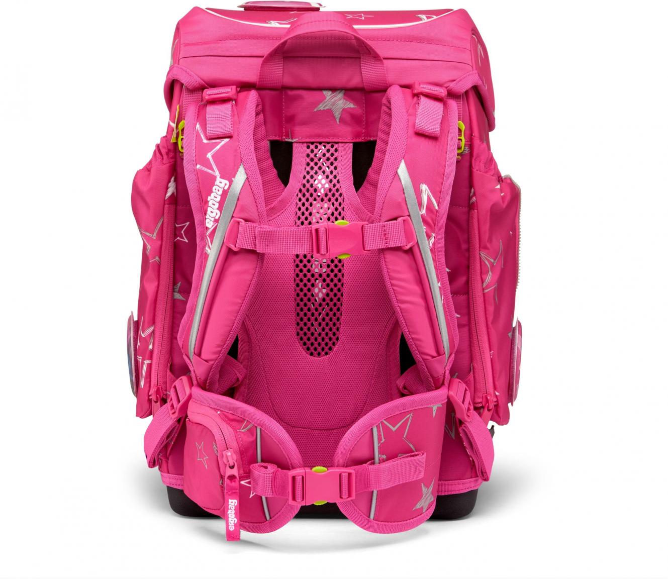 Mädchenrucksack Grundschule Ergobag Cubo SternzauBär knallpink