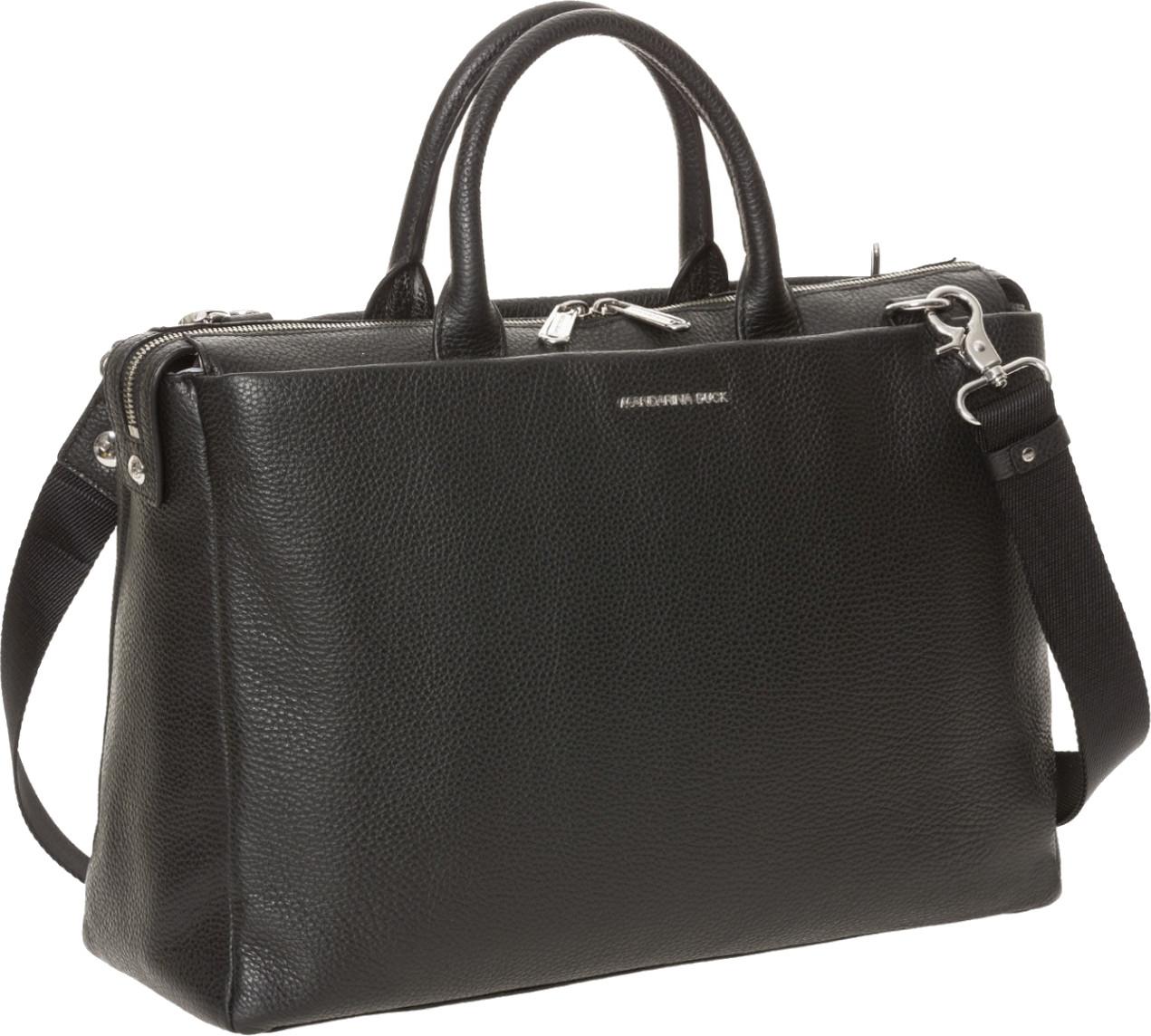 Mandarina Duck Businesstasche schwarz Mellow Urban Leder