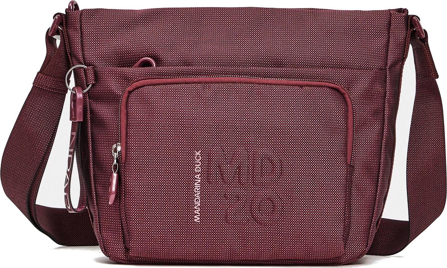 Mandarina Duck MD20 Crossover Vibrant Pink Umhängetasche Beerenton