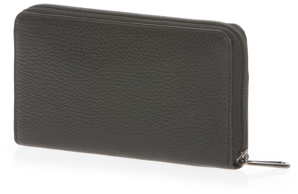 Mandarina Duck Mellow Leather Wallet Nero Lederbörse schwarz