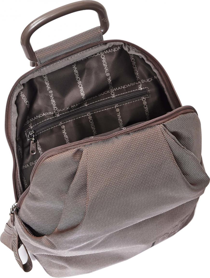 Mandarina Duck Rucksack Taupe MD20 Nylongewebe