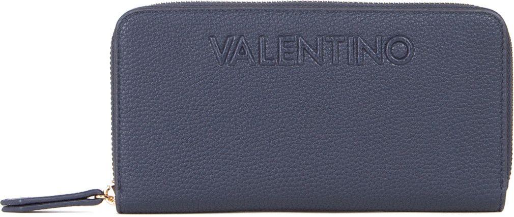 Mario Valentino Rised RE Damenbörse mit Zip Blu Dunkelblau