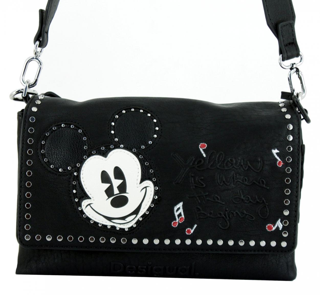 Mickey Rock Überschlagtasche Desigual Dortmund Flap 2.0 Negro