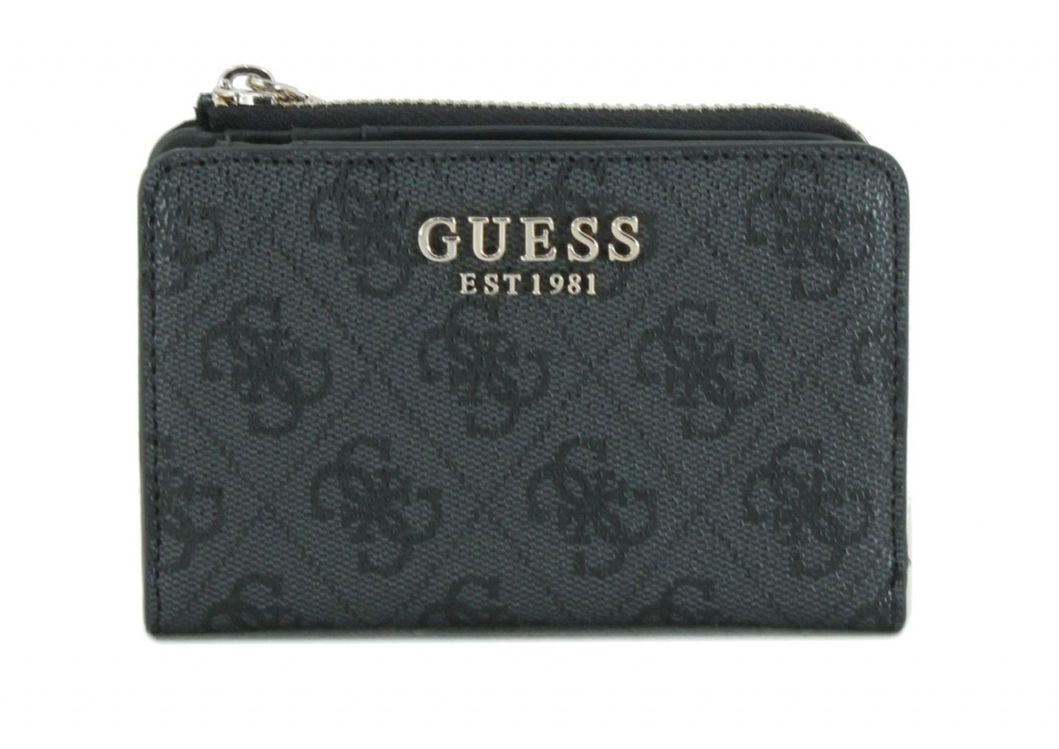 Mini Portemonnaie Guess Laurel SLG Brown Logo 