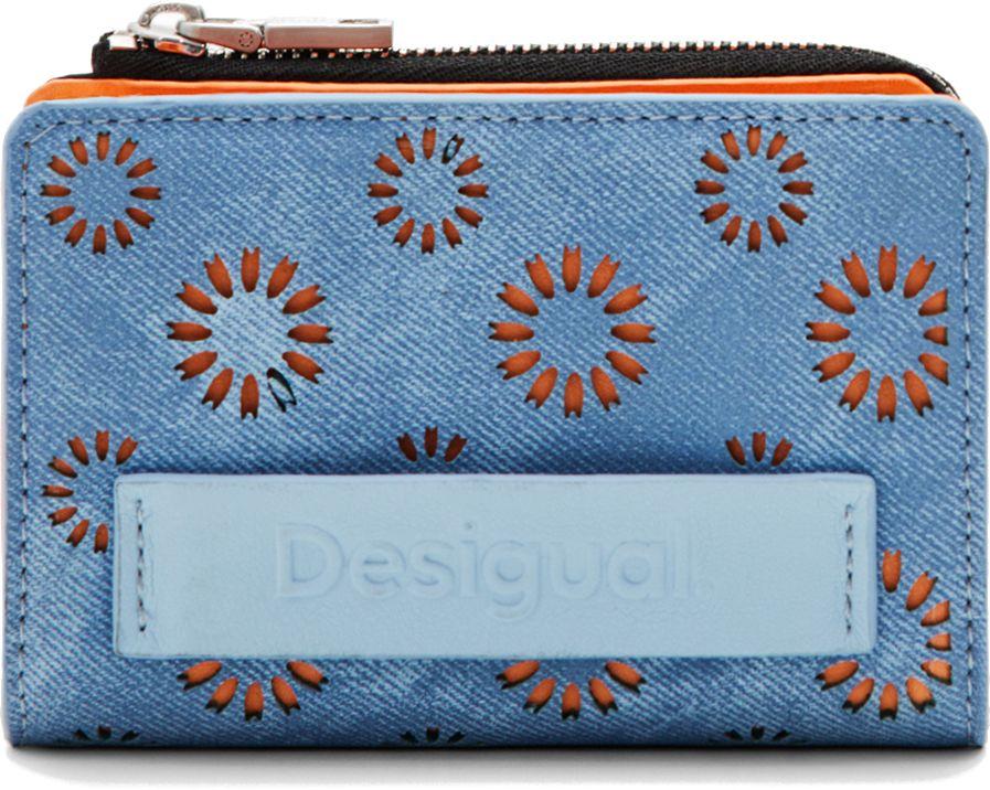 Minibörse Emma 2.0 Mini Desigual Amorina Denim Raw Blau