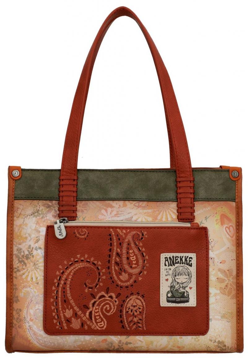 Minishopper Anekke Peace and Love Camel Totebag