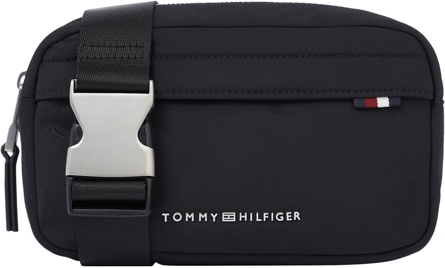 Nylon Gürteltasche Tommy Hilfiger TH Signature Tech Crossover schwarz