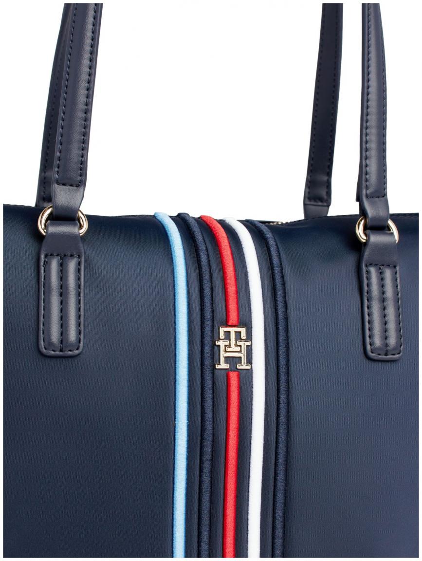 Nylon Henkeltasche Tommy Hilfiger Poppy Corporate maritim