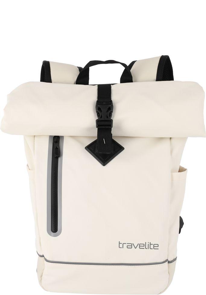 Outdoor-Rucksack hellbeige Planenmaterial Travelite Basics Roll-Up