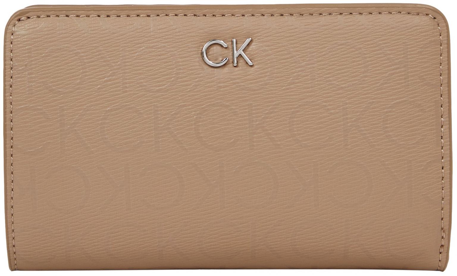 Portemonnaie Calvin Klein Daily Medium Bifold hellbraun Mono Chanterelle