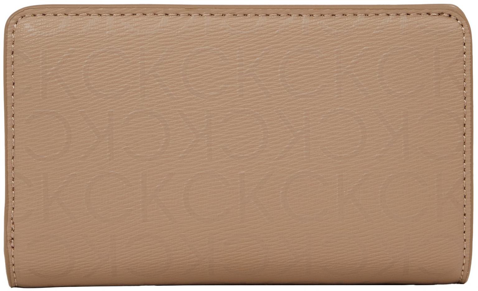 Portemonnaie Calvin Klein Daily Medium Bifold hellbraun Mono Chanterelle