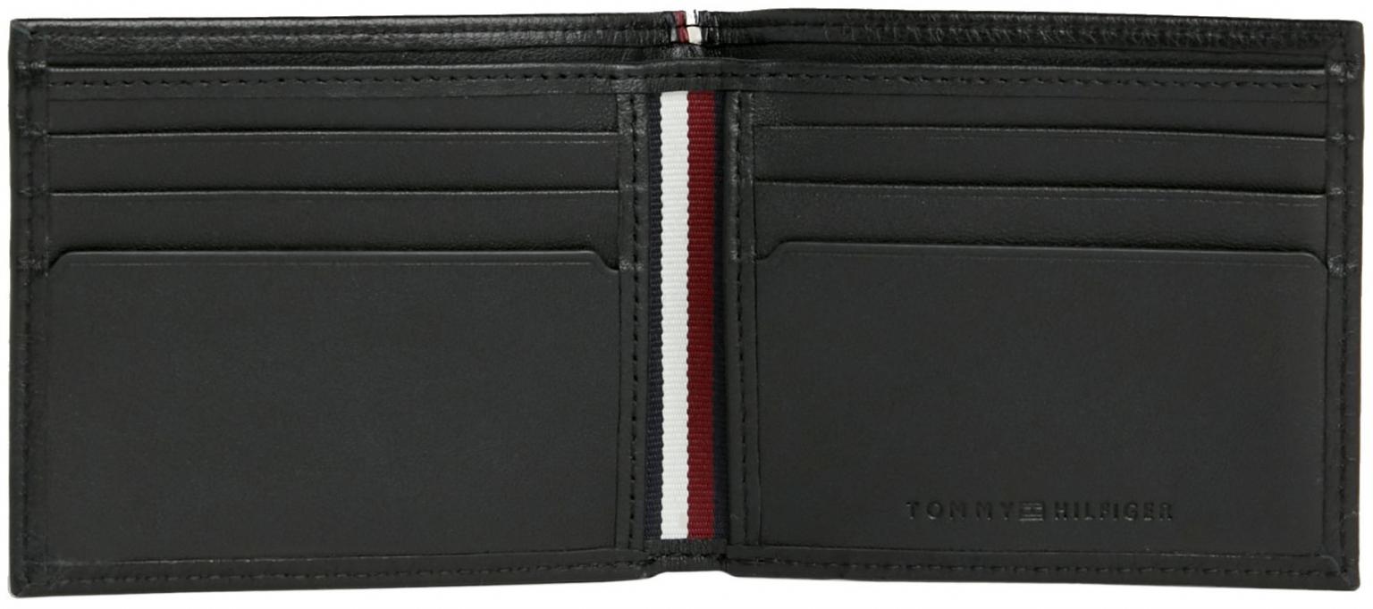 Premium Leather Portemonnaie Herren Tommy Hilfiger schwarz