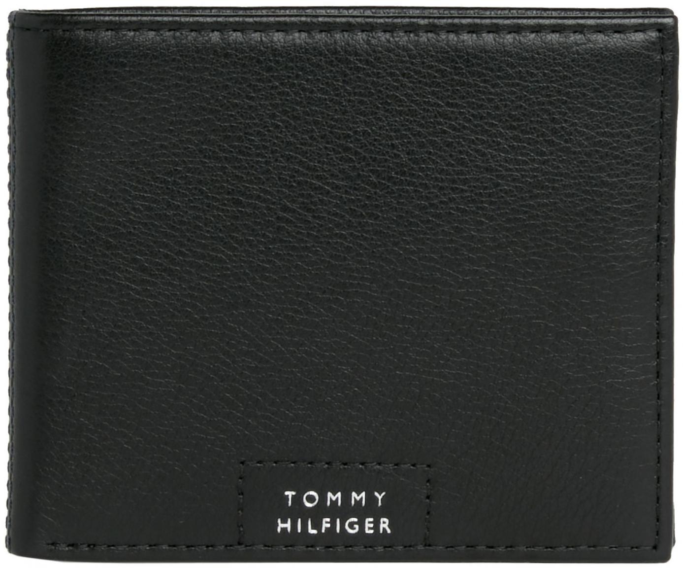 Premium Leather Portemonnaie Herren Tommy Hilfiger schwarz