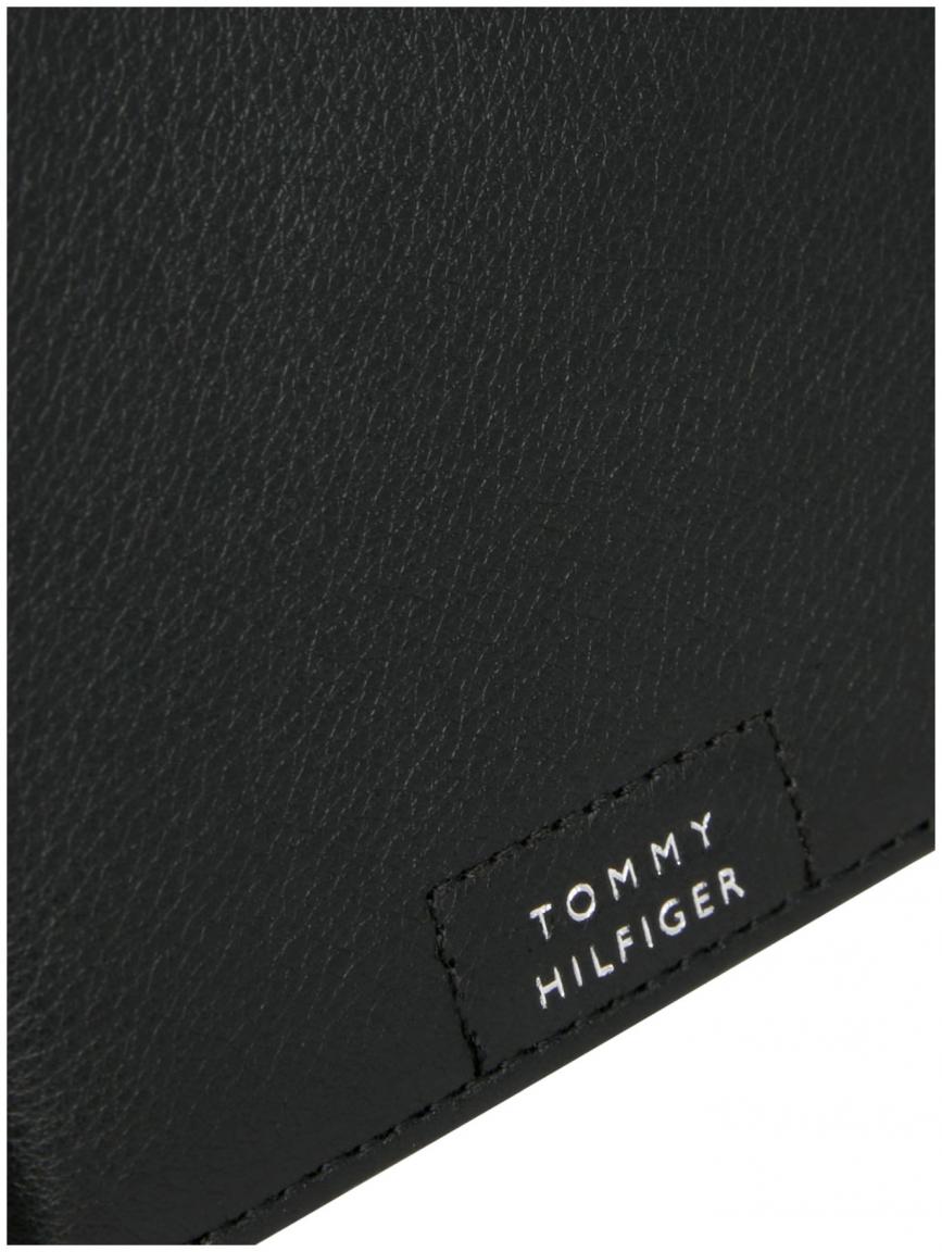 Premium Leather Portemonnaie Herren Tommy Hilfiger schwarz