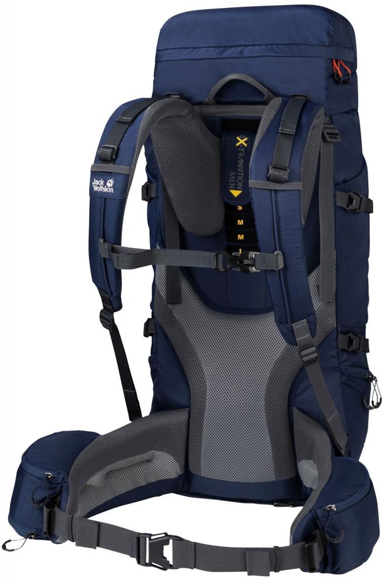 Reiserucksack Highland Trail Men 55+5 Jack Wolfskin dark sea Blau XTransition