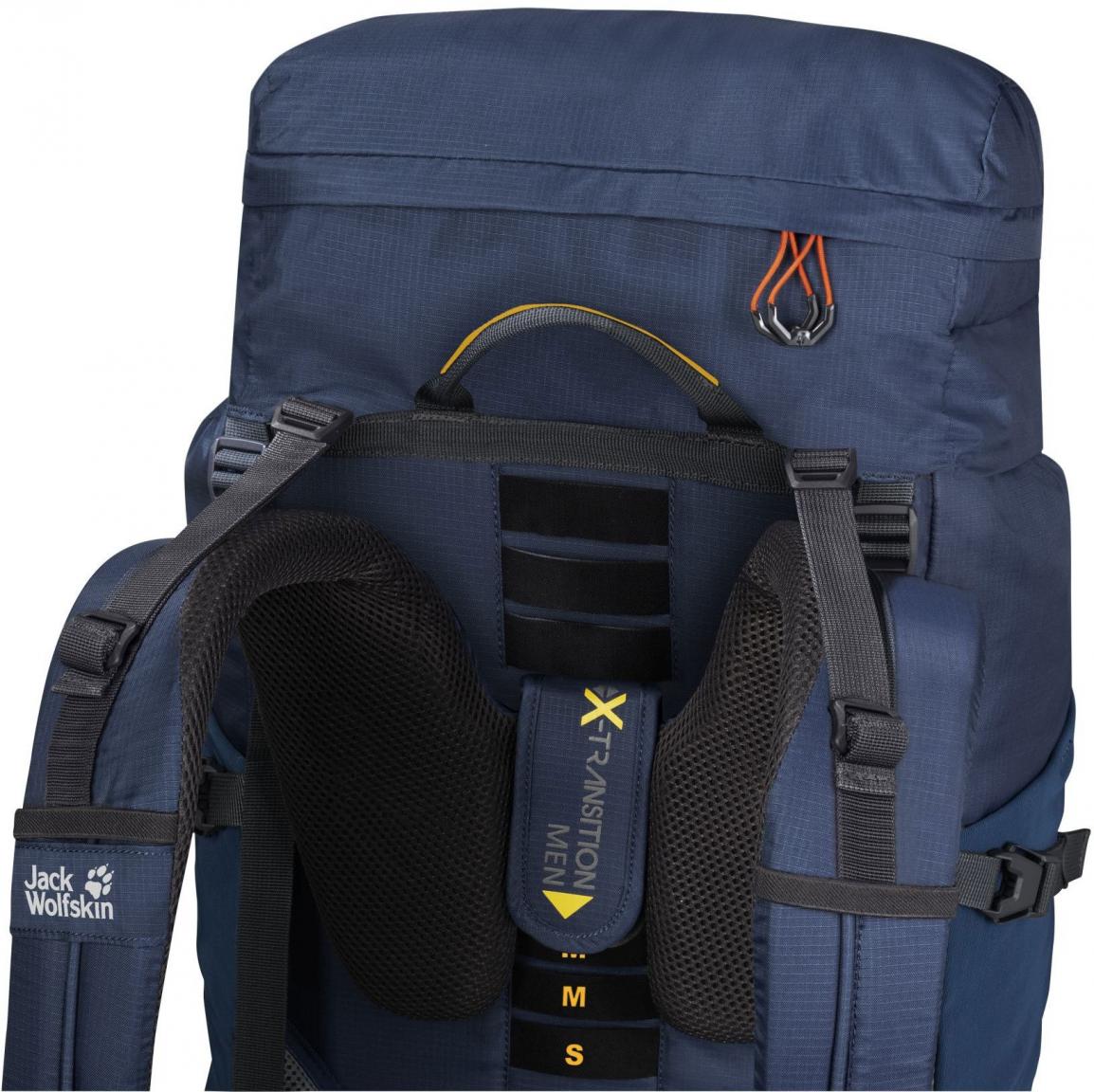 Reiserucksack Highland Trail Men 55+5 Jack Wolfskin dark sea Blau XTransition